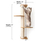 Wall Mounted Cat Scratching Tower